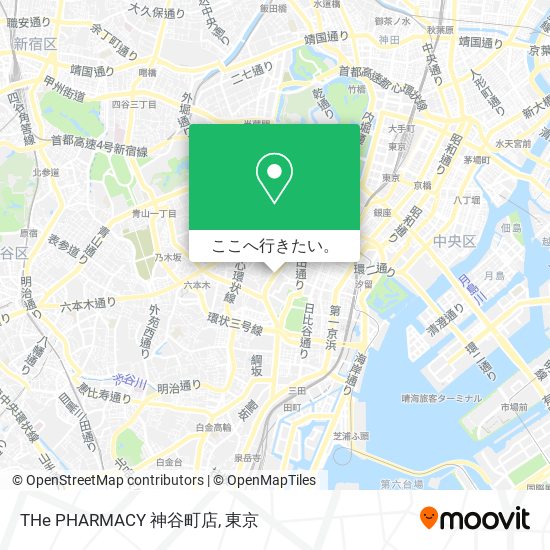 THe PHARMACY 神谷町店地図