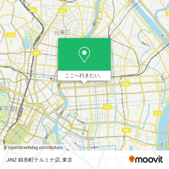 JiNZ 錦糸町テルミナ店地図