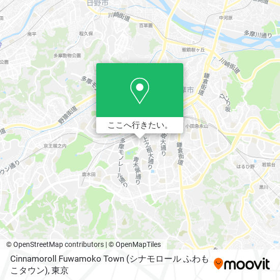 Cinnamoroll Fuwamoko Town (シナモロール ふわもこタウン)地図