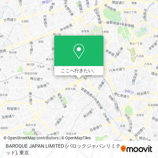 BAROQUE JAPAN LIMITED (バロックジャパンリミテッド)地図