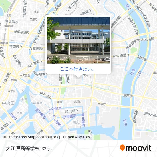 大江戸高等学校地図