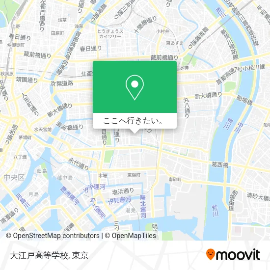 大江戸高等学校地図