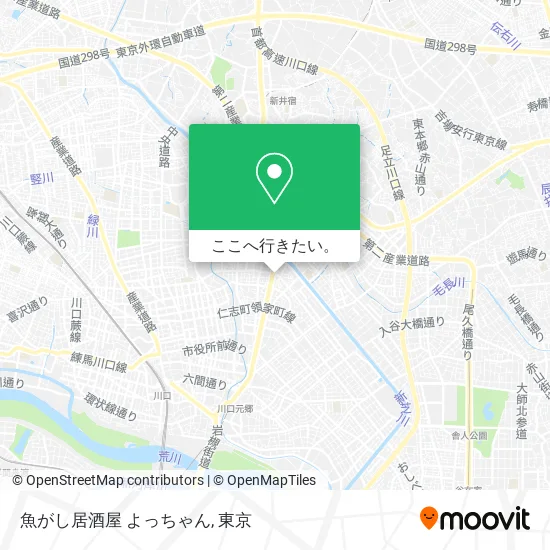 魚がし居酒屋 よっちゃん地図