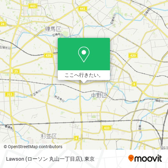 Lawson (ローソン 丸山一丁目店)地図