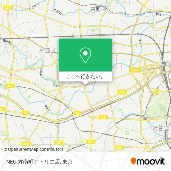 NEU 方南町アトリエ店地図