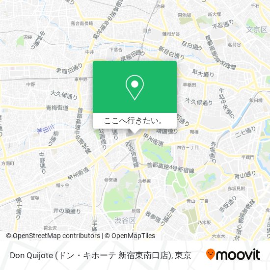 Don Quijote (ドン・キホーテ 新宿東南口店)地図