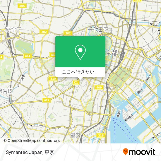 Symantec Japan地図