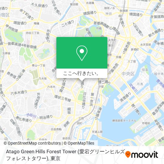 Atago Green Hills Forest Tower (愛宕グリーンヒルズフォレストタワー)地図