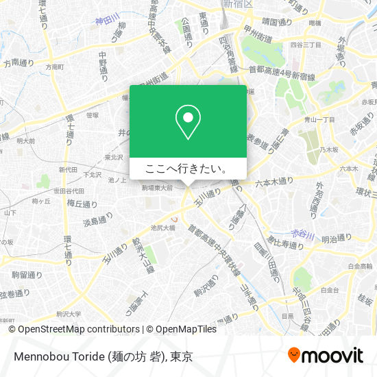 Mennobou Toride (麺の坊 砦)地図
