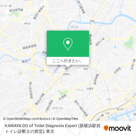 KAWAYA-DO of Toilet Diagnosis Expert (新横浜駅前 トイレ診断士の厠堂)地図