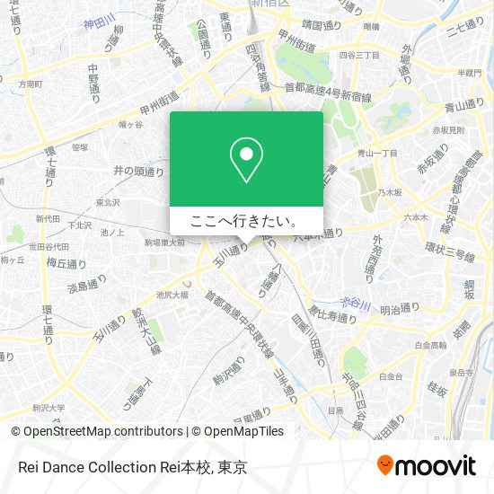 Rei Dance Collection Rei本校地図