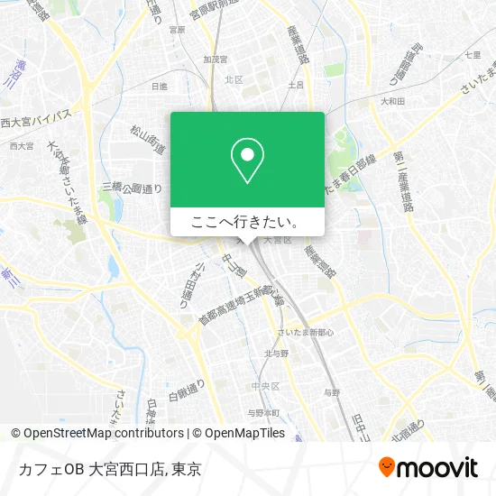 カフェOB 大宮西口店地図