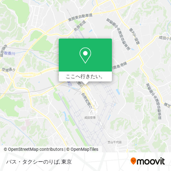 バス・タクシーのりば地図