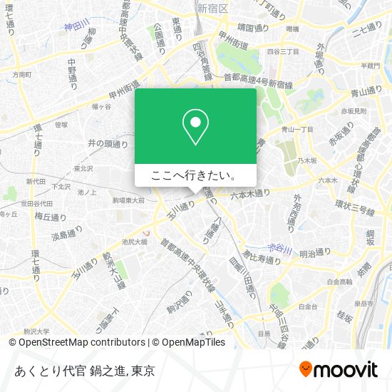 あくとり代官 鍋之進地図