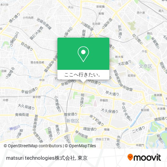 matsuri technologies株式会社地図
