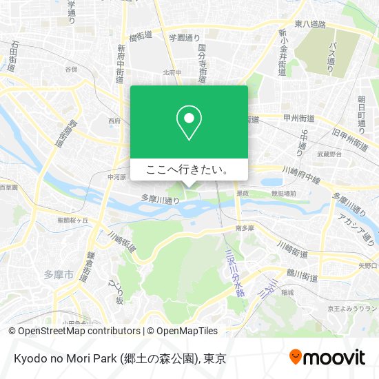 Kyodo no Mori Park (郷土の森公園)地図