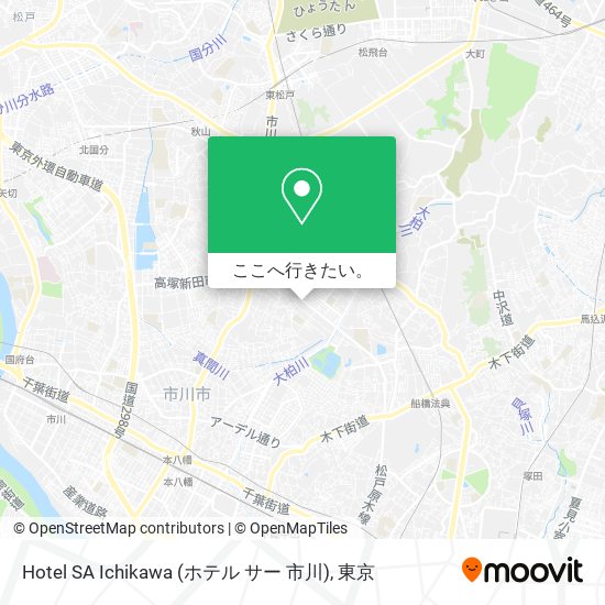 Hotel SA Ichikawa (ホテル サー 市川)地図