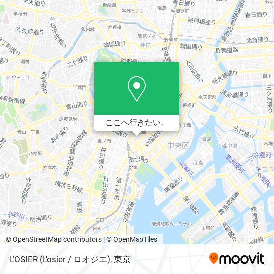 L’OSIER (L'osier / ロオジエ)地図