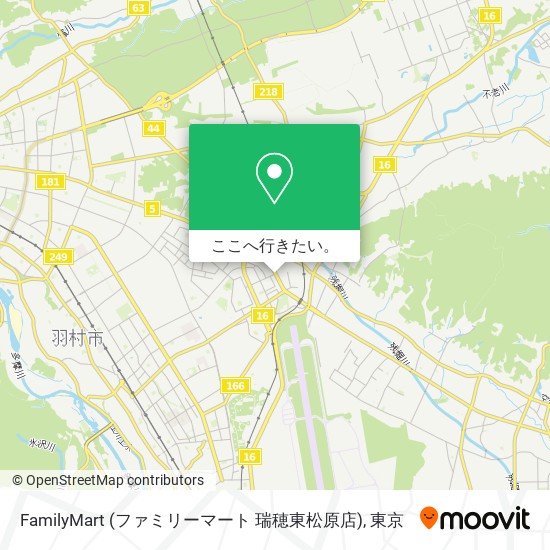 FamilyMart (ファミリーマート 瑞穂東松原店)地図