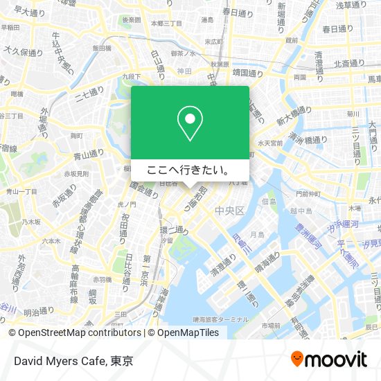 David Myers Cafe地図