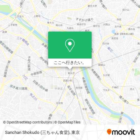 Sanchan Shokudo (三ちゃん食堂)地図