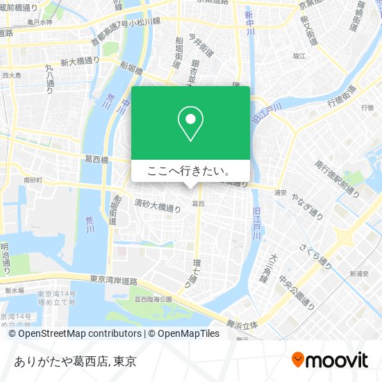 ありがたや葛西店地図