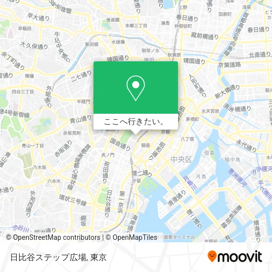 日比谷ステップ広場地図