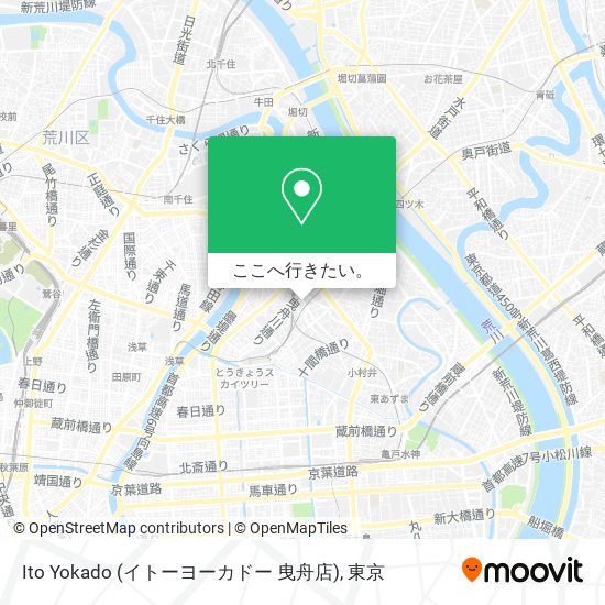 Ito Yokado (イトーヨーカドー 曳舟店)地図