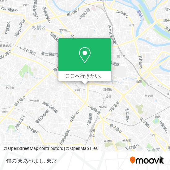 旬の味 あべよし地図