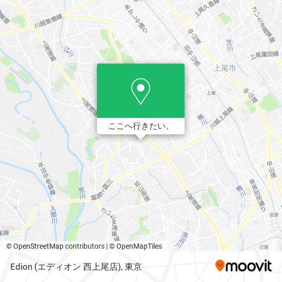 Edion (エディオン 西上尾店)地図