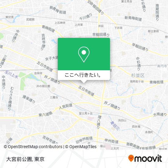 大宮前公園地図