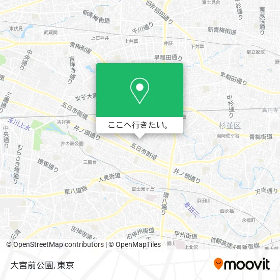 大宮前公園地図