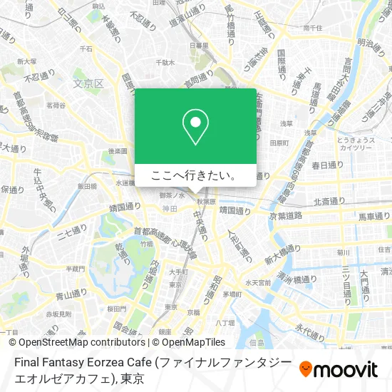 Final Fantasy Eorzea Cafe (ファイナルファンタジー エオルゼアカフェ)地図
