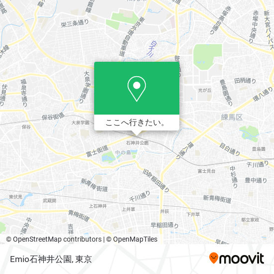 Emio石神井公園地図