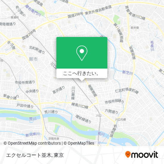 エクセルコート並木地図