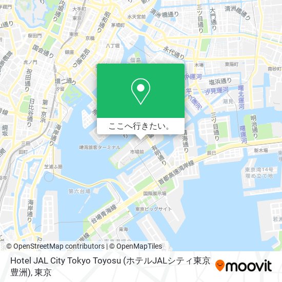 Hotel JAL City Tokyo Toyosu (ホテルJALシティ東京 豊洲)地図