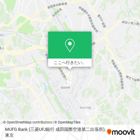 MUFG Bank (三菱UFJ銀行 成田国際空港第二出張所)地図