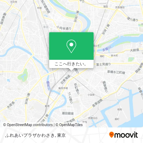 ふれあいプラザかわさき地図