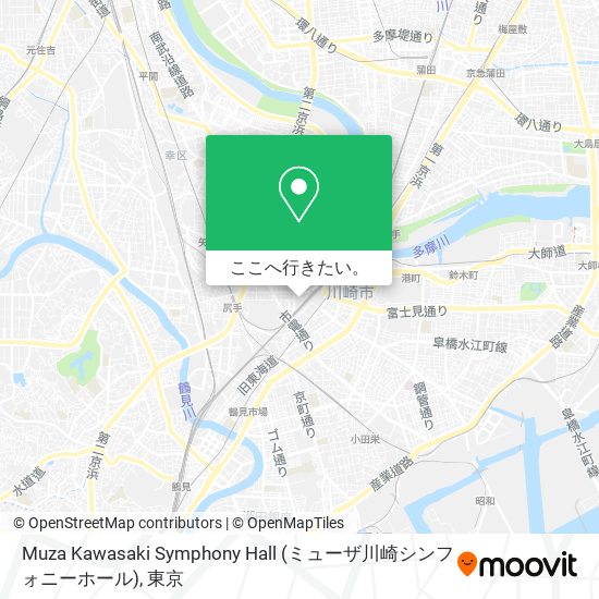 Muza Kawasaki Symphony Hall (ミューザ川崎シンフォニーホール)地図