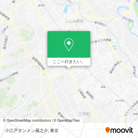 小江戸タンメン蔵之介地図