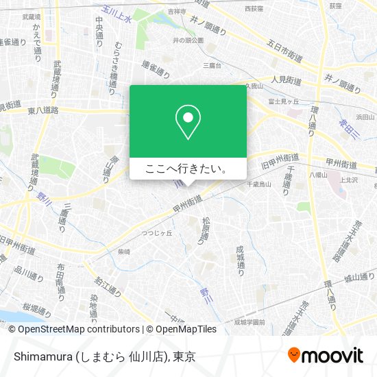 Shimamura (しまむら 仙川店)地図