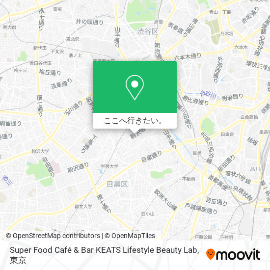 Super Food Café & Bar KEATS Lifestyle Beauty Lab地図