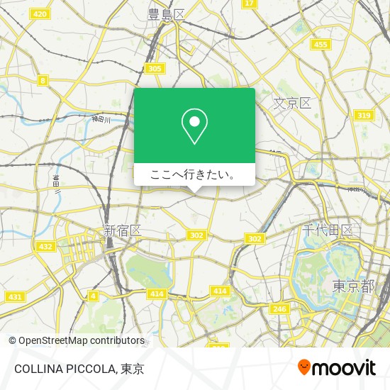 COLLINA PICCOLA地図