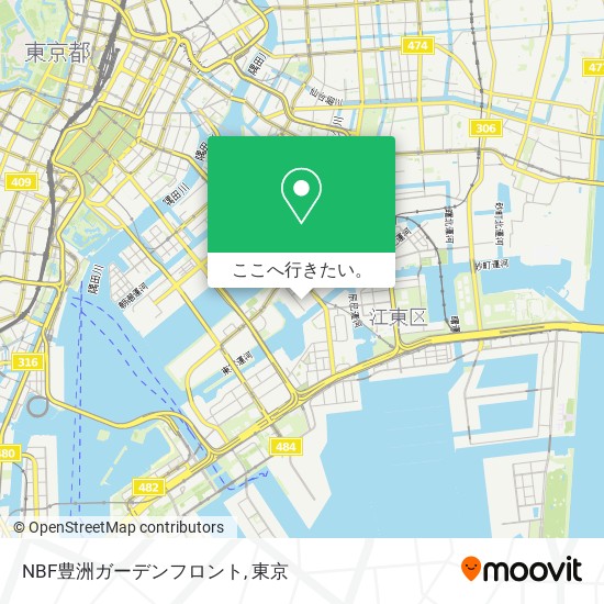 NBF豊洲ガーデンフロント地図