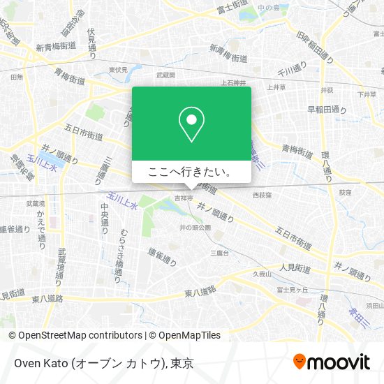 Oven Kato (オーブン カトウ)地図