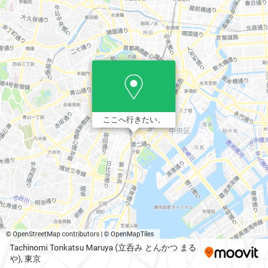 Tachinomi Tonkatsu Maruya (立呑み とんかつ まるや)地図