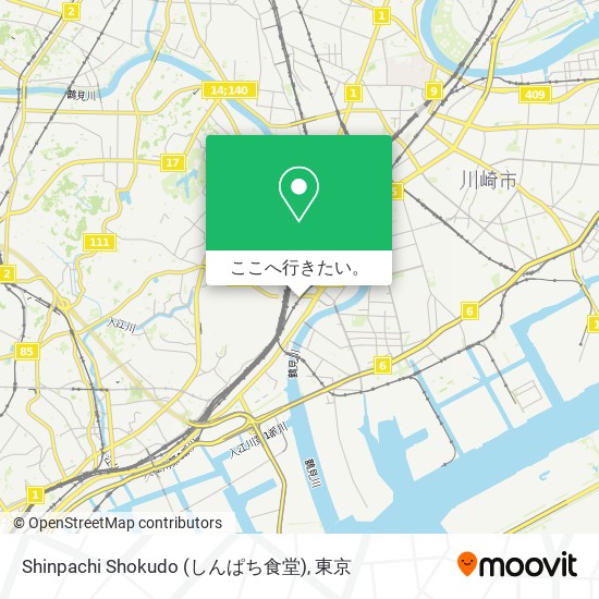 Shinpachi Shokudo (しんぱち食堂)地図