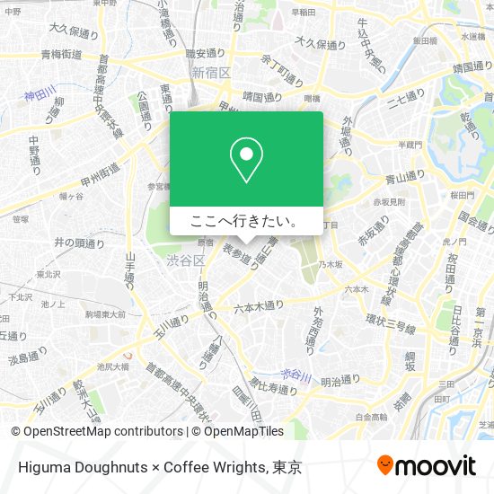 Higuma Doughnuts × Coffee Wrights地図