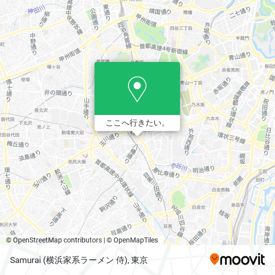 Samurai (横浜家系ラーメン 侍)地図