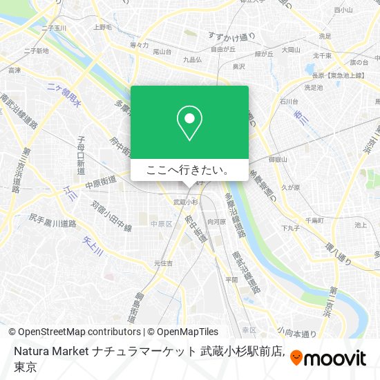 Natura Market ナチュラマーケット 武蔵小杉駅前店地図